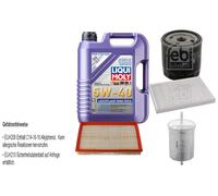 Febi Controllo Set 5L Liqui Moly 5W-40 Bassa Visciosità High-Tech per Seat Leon