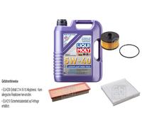 Febi Controllo Set 5L Liqui Moly 5W-40 Basso Attrito High-Tech per Dacia