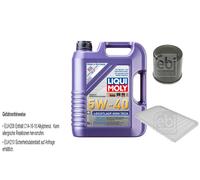 Febi Controllo Set 5L Liqui Moly 5W-40 Basso Attrito High-Tech per Suzuki Splash