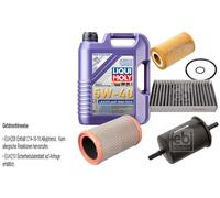 FEBI Controllo set 5L LIQUI MOLY 5W-40 Leichtlauf High-Tech per