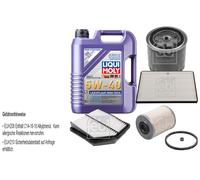 FEBI Controllo set 5L LIQUI MOLY 5W-40 Leichtlauf High-Tech per