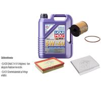 FEBI Controllo set 5L LIQUI MOLY 5W-40 Leichtlauf High-Tech per