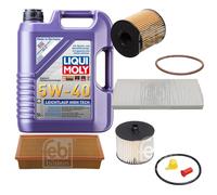 FEBI Controllo set 5L LIQUI MOLY 5W-40 Leichtlauf High-Tech per