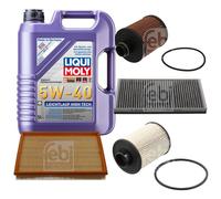 FEBI Controllo set 5L LIQUI MOLY 5W-40 Leichtlauf High-Tech per