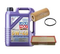 FEBI Controllo Set 5L LIQUI MOLY 5W-40 Leichtlauf High Tech Per Audi TT 8J3