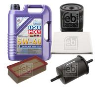 FEBI Controllo Set 5L LIQUI MOLY 5W-40 Leichtlauf High Tech Per Citroën
