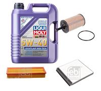 FEBI Controllo Set 5L LIQUI MOLY 5W-40 Leichtlauf High Tech Per Citroën