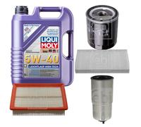 FEBI Controllo Set 5L LIQUI MOLY 5W-40 Leichtlauf High Tech Per Fiat Marea
