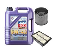 FEBI Controllo Set 5L LIQUI MOLY 5W-40 Leichtlauf High Tech Per Hyundai I30