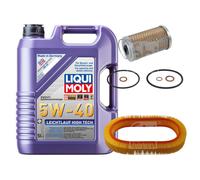 FEBI Controllo Set 5L LIQUI MOLY 5W-40 Leichtlauf High Tech Per Mercedes 190
