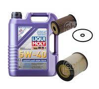 FEBI Controllo Set 5L LIQUI MOLY 5W-40 Leichtlauf High Tech Per Mercedes A