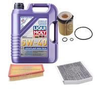 FEBI Controllo Set 5L LIQUI MOLY 5W-40 Leichtlauf High Tech Per Mercedes B