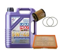 FEBI Controllo Set 5L LIQUI MOLY 5W-40 Leichtlauf High Tech Per Opel Vectra