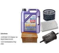 FEBI Controllo set 5L LIQUI MOLY 5W-40 Leichtlauf High-Tech per Renault