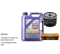 FEBI Controllo set 5L LIQUI MOLY 5W-40 Leichtlauf High-Tech per Renault