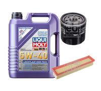 FEBI Controllo Set 5L LIQUI MOLY 5W-40 Leichtlauf High Tech Per Renault