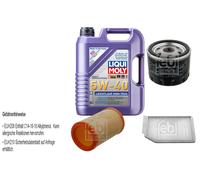 FEBI Controllo set 5L LIQUI MOLY 5W-40 Leichtlauf High-Tech per Renault