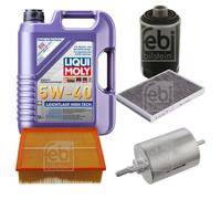 FEBI Controllo Set 5L LIQUI MOLY 5W-40 Leichtlauf High Tech Per Seat Exeo ST