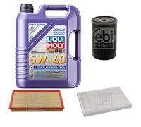 FEBI Controllo Set 5L LIQUI MOLY 5W-40 Leichtlauf High Tech Per Seat Toledo