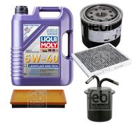 FEBI Controllo Set 5L LIQUI MOLY 5W-40 Leichtlauf High Tech Per Subaru