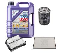 FEBI Controllo Set 5L LIQUI MOLY 5W-40 Leichtlauf High Tech Per Suzuki Grand