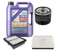 FEBI Controllo Set 5L LIQUI MOLY 5W-40 Leichtlauf High Tech Per Suzuki Jimny