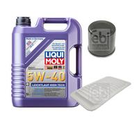 FEBI Controllo Set 5L LIQUI MOLY 5W-40 Leichtlauf High Tech Per Suzuki Splash