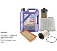 FEBI Controllo Set 5L LIQUI MOLY 5W-40 Leichtlauf High Tech Per Suzuki Swift