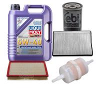 FEBI Controllo Set 5L LIQUI MOLY 5W-40 Leichtlauf High Tech Per VW Passat