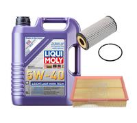 FEBI Controllo Set 5L LIQUI MOLY 5W-40 Leichtlauf High Tech Per VW Polo 6R