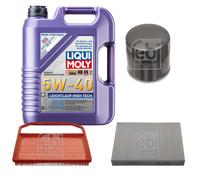 FEBI Controllo Set 5L LIQUI MOLY 5W-40 Leichtlauf High Tech Per VW UP 121
