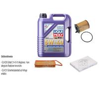 Febi Controllo Set 5L Liqui Moly 5W-40 Scorrevolezza High-Tech per Citroën C3 Io