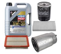 FEBI Controllo Set 5L LIQUI MOLY SPECIAL TEC F 5W-30 Per Fiat Brava 182 1.2