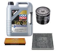 Febi Controllo Set 5L Liqui Moly Special Tec F 5W-30 per Ford C-Max DM2 1.6