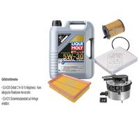 Febi Controllo Set 5L Liqui Moly Special Tec F. 5W-30 per Ford Fusion Junkers _