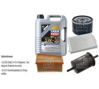 Febi Controllo Set 5L Liqui Moly Special Tec F. 5W-30 per Renault Mégane
