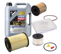 Febi Controllo Set 5L Liqui Moly Special Tec F 5W-30 per Volvo V50 Mw 2.0 D '