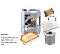 Febi Controllo Set 5L Liqui Moly Special Tec F 5W-30 per Volvo V60 As