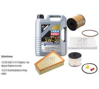 Febi Controllo Set 5L Liqui Moly Special Tec F 5W-30 per Volvo V70 III Esercito
