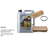 Febi Controllo Set 5L Liqui Moly Top Tec 4100 5W-40 per Audi di Tt 8J3 2.0