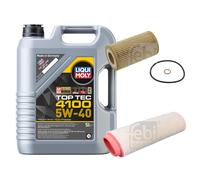 FEBI Controllo set 5L LIQUI MOLY Top Tec 4100 5W-40 per BMW 3 Touring E46