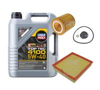 FEBI Controllo Set 5L LIQUI MOLY Top Tec 4100 5W-40 Per BMW 3er Touring F31