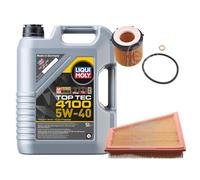 FEBI Controllo Set 5L LIQUI MOLY TOP TEC 4100 5W-40 Per BMW X1 E84 XDRIVE20I