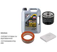FEBI Controllo set 5L LIQUI MOLY Top Tec 4100 5W-40 per Dacia Sandero