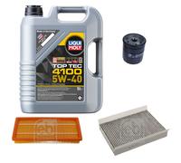 FEBI Controllo Set 5L LIQUI MOLY TOP TEC 4100 5W-40 Per Fiat 500L 199_ 1.4