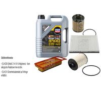 Febi Controllo Set 5L Liqui Moly Top Tec 4100 5W-40 per Fiat Idea 350_1.3 D’