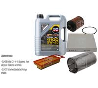 Febi Controllo Set 5L Liqui Moly Top Tec 4100 5W-40 per Fiat Panda 169 1.3 D.