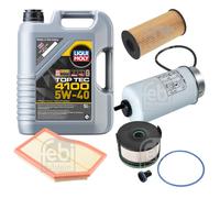 FEBI Controllo Set 5L LIQUI MOLY Top Tec 4100 5W-40 Per Mercedes A-Klasse