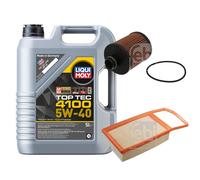 FEBI Controllo Set 5L LIQUI MOLY Top Tec 4100 5W-40 Per Opel Combo Kasten