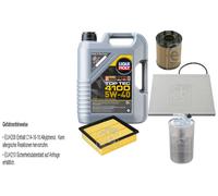 FEBI Controllo Set 5L LIQUI MOLY TOP TEC 4100 5W-40 Per Opel Corsa D S07 1.3